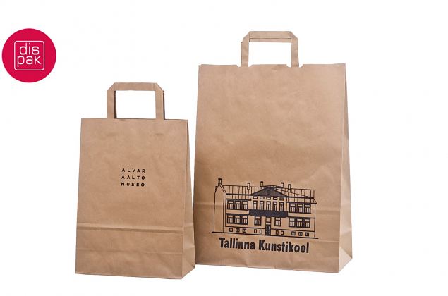 tyylikk��t litte�kannikkeiset ekopaperikassit omalla painatuksella 