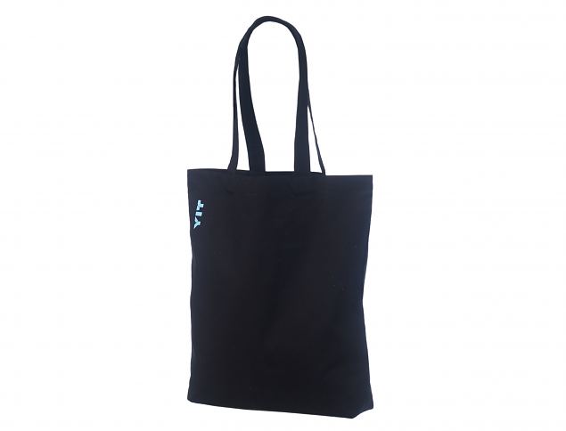 Sort mulepose i ekstra kraftig kvalitet med personligt logo. Minimumordre p� bestillinger med pers