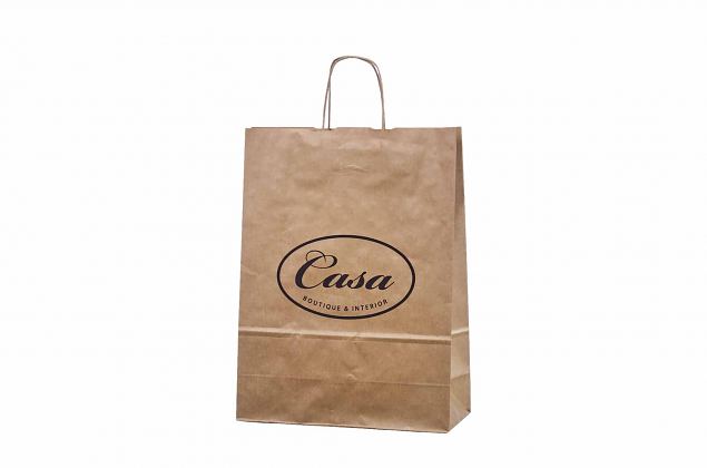 brown kraft paper bags with print 