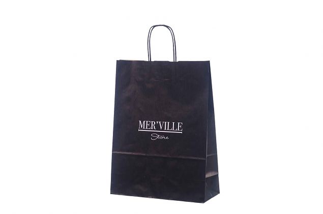 black kraft paper bags 