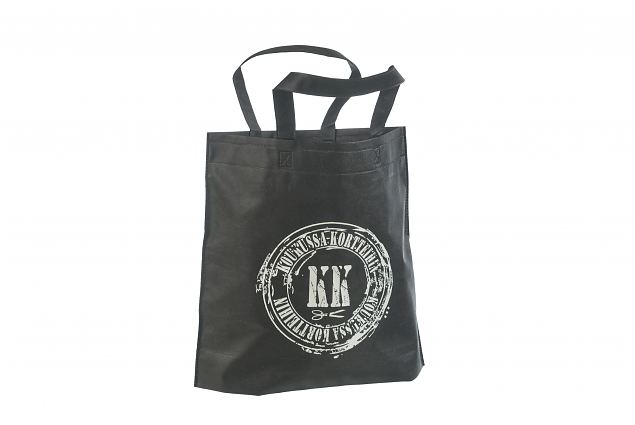 durable black non-woven bags with print 