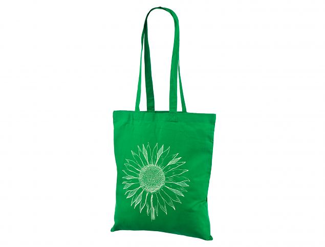 Rohelist vrvi riidest kott personaalse trkiga. Miinimum kogus altes 50 kotist. Saada kiri aadres