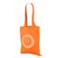 Oransje handlenett av økologisk bomull