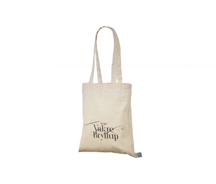 Naturhvitt handlenett av økologisk bomull