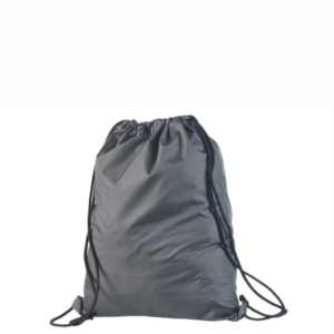 Rød ryggsekk av vannavstøtende nylon. Mål 35×45 cm