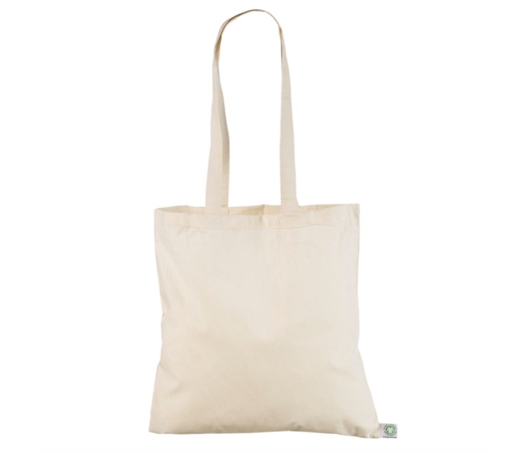Naturhvitt handlenett av økologisk bomull