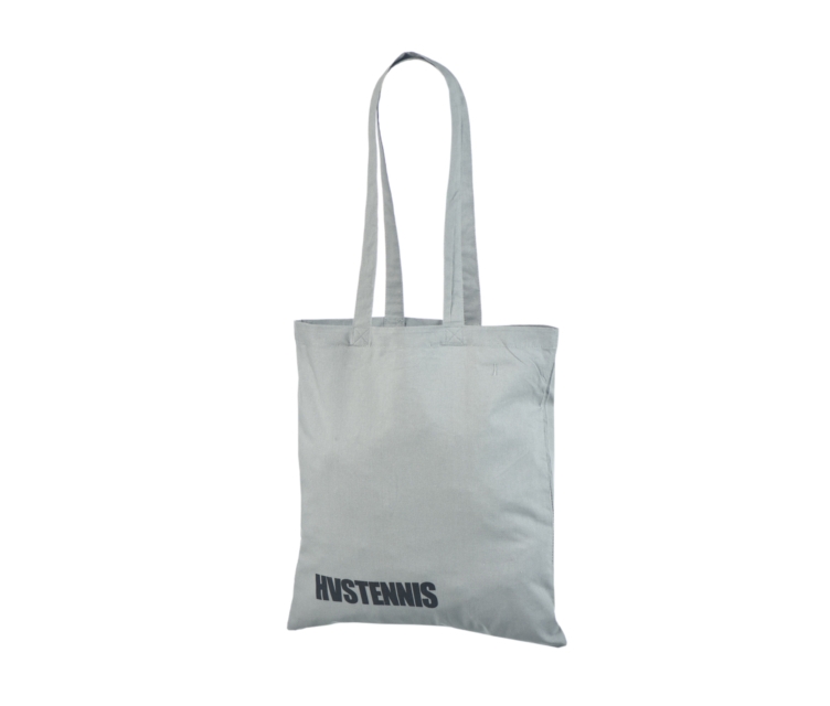 Grått handlenett av bomull Mål: 38 × 42 cm