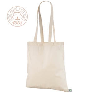 Naturhvitt handlenett av økologisk bomull