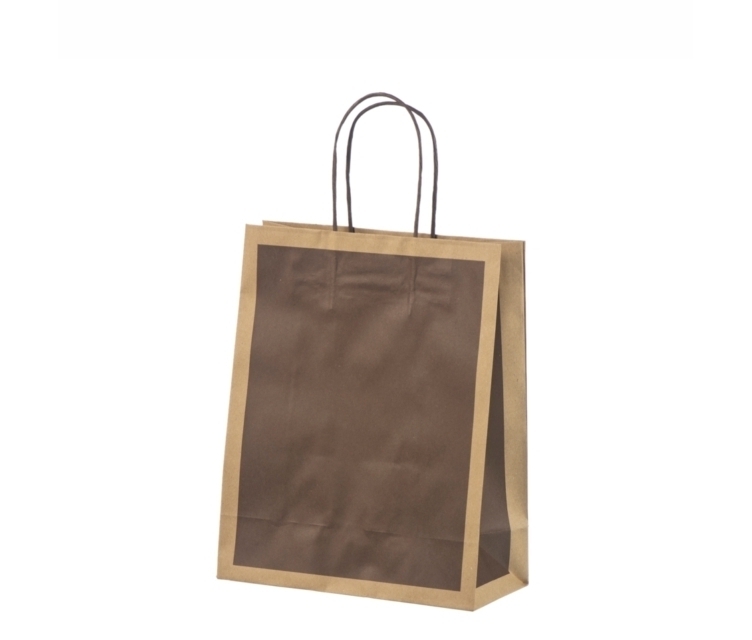 Brune miljøvennlige gaveposer