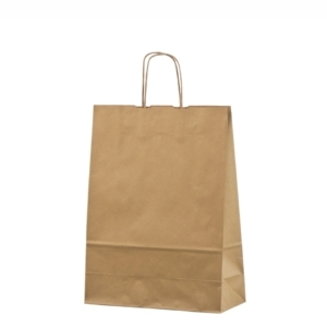 Miljøvennlige papirposer med tvunnet hank_1