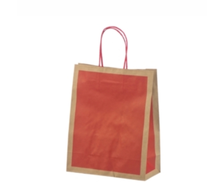 Røde miljøvennlige gaveposer