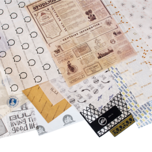 Silkepapir med trykk