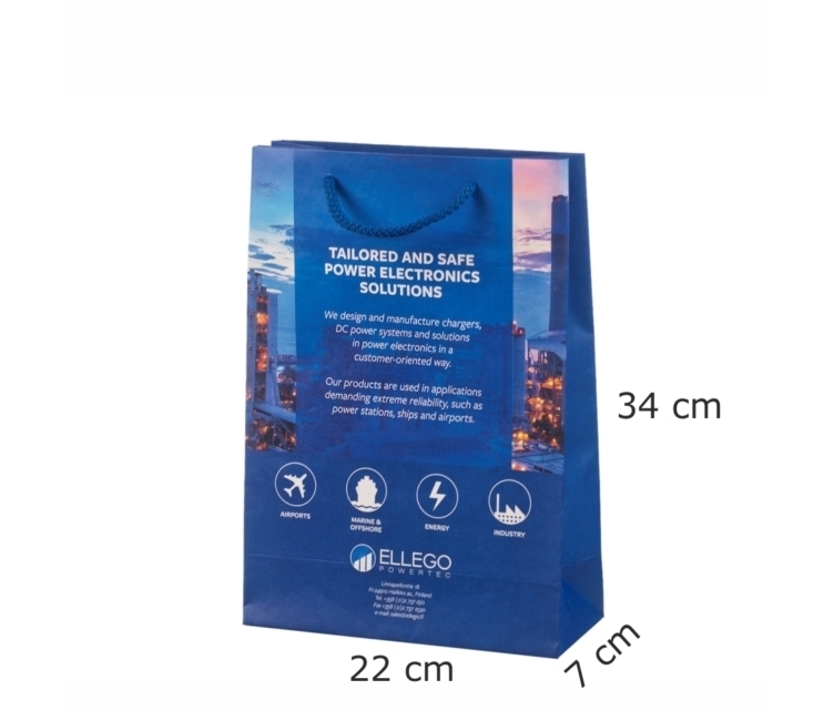 A4 laminerte papirposer 22x7x34