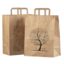 Brun take-away pose 32x17x40 cm med stilfullt design