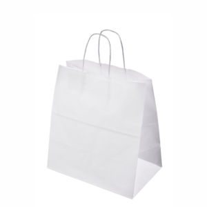 Hvit take-away pose 32x19x34 cm