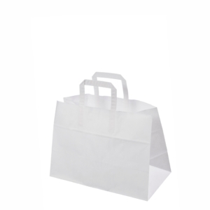 Hvit take-away pose 35x17x24,5-1 cm