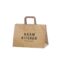 Kraftpapir take-away pose 35x17x24,5 cm med tilpasset trykk